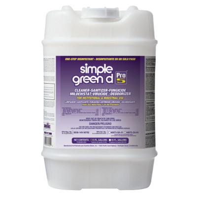 Simple Green® Pro 5 Disinfectants, Odorless, 5 gal Pail, 3400000130505