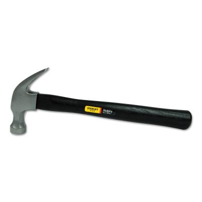 Stanley?? Products Wood Handle Nail Hammer, Hickory, 13-1/4 in L, 16 oz Head, 51-616