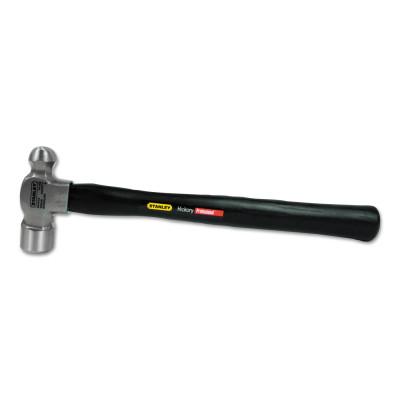 Stanley?? Products Ball Pein Hammer, Straight Hickory Handle, 14 in, High Carbon Steel 16 oz Head, 54-016