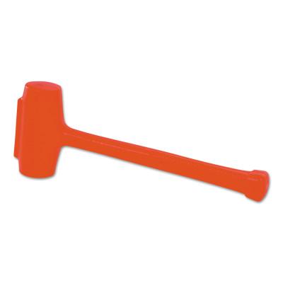 Stanley® Products Compo-Cast® Sledge Model Soft Face Hammer, 11-1/2 lb Head, 3 in Diameter, Orange, 57-554