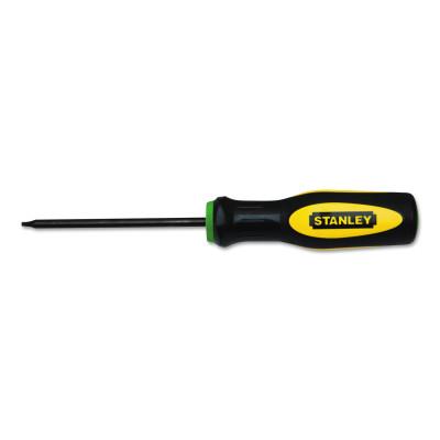 Stanley® Products Standard Star Tip Screwdrivers, T15, Alloy Steel, Black/Yellow, 60-011