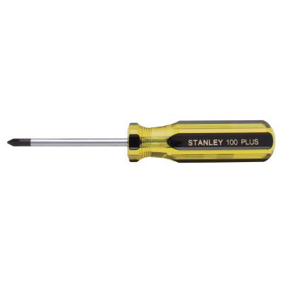 Stanley® Products 100 Plus Phillips Tip Screwdriver, 6 3/4" Long, Tip Size #1, 3/16" Shank Dia, 64-101-A