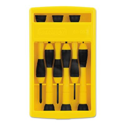 Stanley?? Products Precision Screwdriver Sets, Phillips; Slotted, 66-052