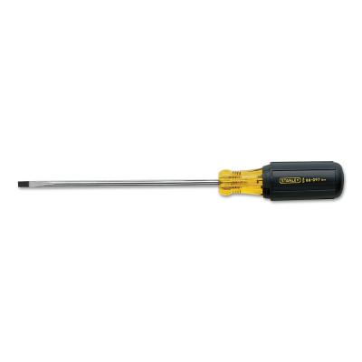 Stanley?? Products Vinyl Grip, Light Blade, Cabinet Tip Screwdrivers, 3/16 in, 9 3/4 in Overall L, 66-097