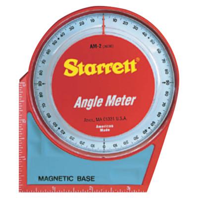 L.S. Starrett Angle Meters, Magnetic, 0 to 90 degree, 36080