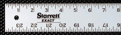 L.S. Starrett ASE-96 96" .125 THICK ALUMINUM STRAIGHT EDGE RUL, 36095