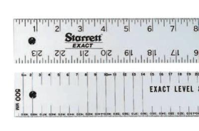 L.S. Starrett Aluminum Straight Edge Rulers, 48 in, Aluminum, 36092