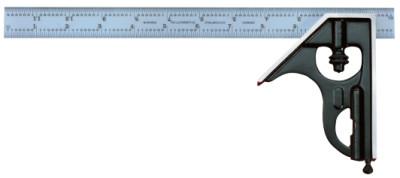 L.S. Starrett 33H Series Combination Squares, 4 in, 1/64 in @ 1 in, 16ths; Quick Read 64ths, 56390