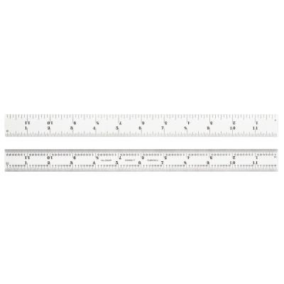 L.S. Starrett Steel Rules, 150 mm, No. 34, Steel, 56262