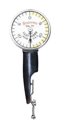 L.S. Starrett 711 Series Last Word® Dial Test Indicators, 0-15-0, w/All Attachments, 52943