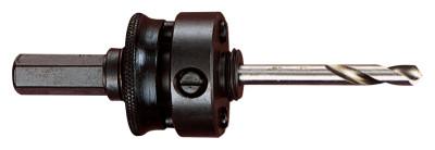 L.S. Starrett Quick-Hitch HSS Drill Hole Saw Arbor, A2, 55142
