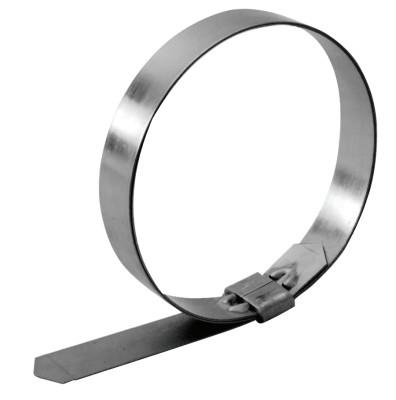 Strapbinder?? Hosebinder Center Punch Preformed Hose Clamp, 2" Hose ID, Carbon Steel, 100/Bx, HBCP8