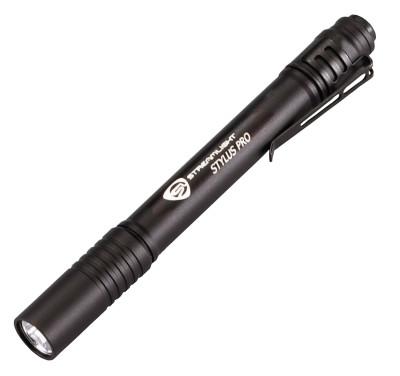 Streamlight?? Stylus Pro?? LED Pen Light, 2 AAA, 100 lm, Matte Black, 66118