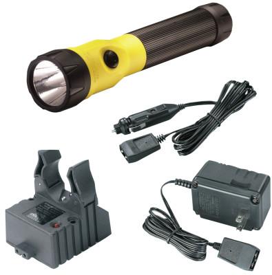 Streamlight?? PolyStinger LED Rechargeable Flashlights, 1 3-Cell, 185 lumens, Yellow, 76163