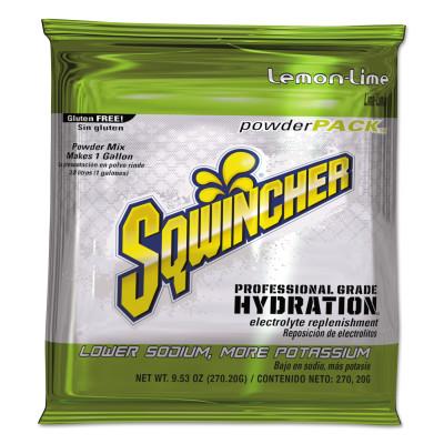 Sqwincher Powder Packs, Lemon-Lime, 9.53 oz, Pack Yields 1 gal, 159016008