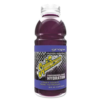 Sqwincher Ready-To-Drink, Grape, 20 fl oz, Wide-Mouth Bottle, 159030532