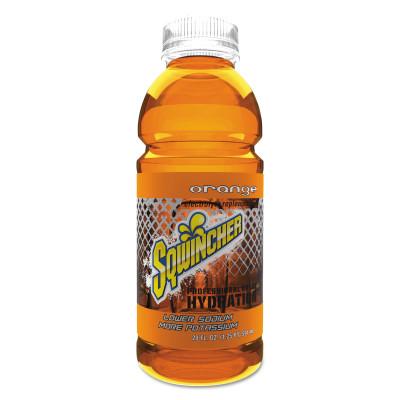 Sqwincher Ready-To-Drink, Orange, 20 oz, Wide-Mouth Bottle, 159030534