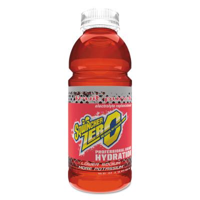 Sqwincher ZERO Ready-To-Drink, Fruit Punch, 20 oz, Wide-Mouth Bottle, 159030800