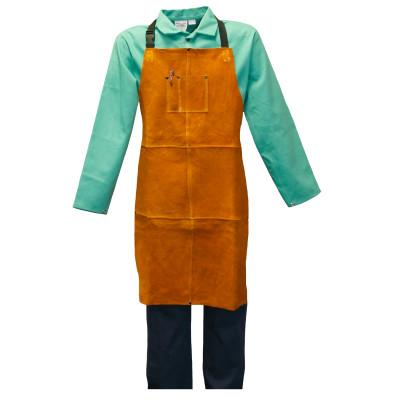 STANCO Leather Welder's Clothing, 24 in x 36 in, Leather, Golden Brown, GB236B