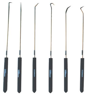 Ullman 6-Piece Hook and Pick Sets, Combo;Hook;Straight;90°;Complex;Double Angle, CHP6-L