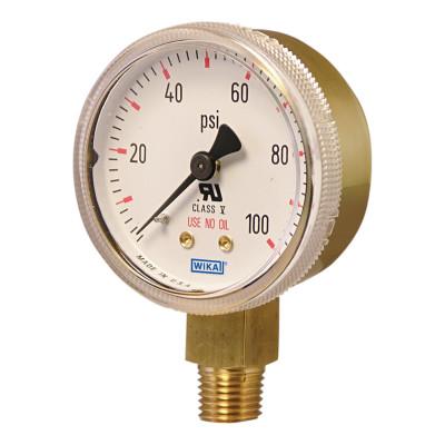 WIKA® Brass Gauge, 2 x 400, 2-400