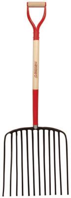The AMES Companies, Inc. Special Purpose Fork, Cotton Seed/Vegetable, 10 Tine, Diamond Point, 30 in Handle, 76144