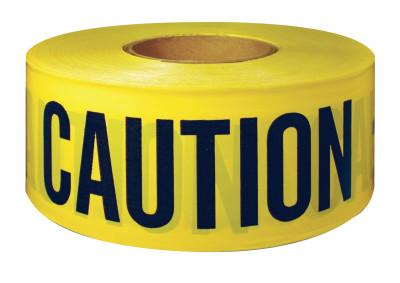 Intertape Polymer Group Barricade Tape, 3 in x 300 ft, Yellow, Caution, 600CC 300