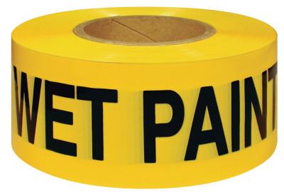 Intertape Polymer Group® Barricade Tape, 300 ft, Yellow, Wet Paint, 600WP-300
