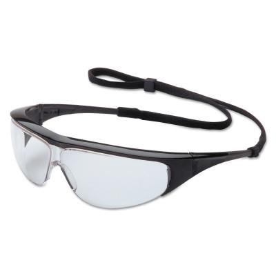 Honeywell Millennia Eyewear, Clear Lens, Polycarbonate, Ultra-dura, Black Frame, 11150350