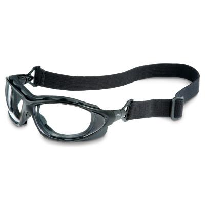 Honeywell Seismic® Sealed Eyewear, Clear Lens, Polycarbonate, Uvextra™AF, Black Frame, S0600x
