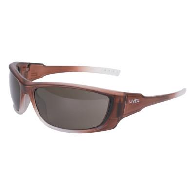 Honeywell A1500 Series Safety Eyewear, Gray Lens, Hard Coat, Matte Brown Frame, S2171