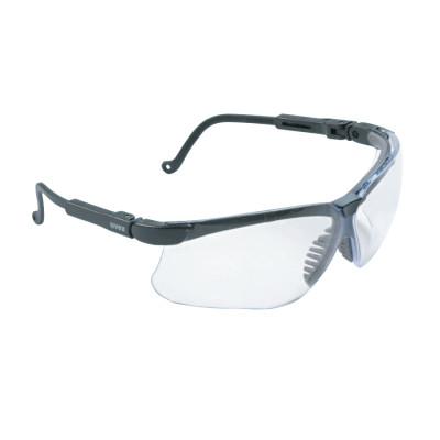 Honeywell Genesis Eyewear, Clear Polycarbonate Hard Coat Lenses, Black Frame, S3200
