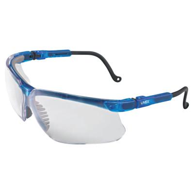 Honeywell Genesis Eyewear, Clear Lens, Polycarbonate, Ultra-dura, Blue Vapor Frame, S3240