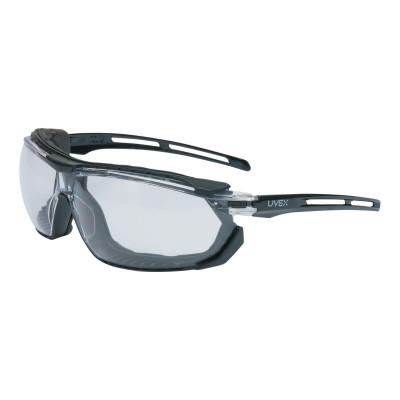 Honeywell Tirade Sealed Eyewear, Clear Lens, UvextraAF, Black/Gray Frame, TPR, S4040