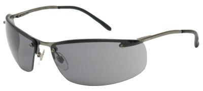 Honeywell Slate Eyewear, Clear Lens, Polycarbonate, Hard Coat, Matte Gunmetal Frame, Metal, S4110