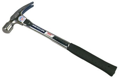 Vaughan® Professional Tubular Steel Hammer, Steel Head, Steel Handle, 14 in, 2 lb, 999T