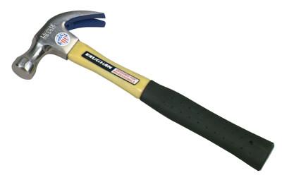 Vaughan® Octagon Hammer, Forged Steel Head, Straight Fiberglass Handle, 14 in, 1.81 lb, FS20