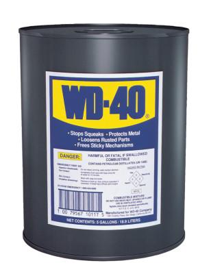 WD-40 Open Stock Lubricants, 5 gal, Canister, 49012