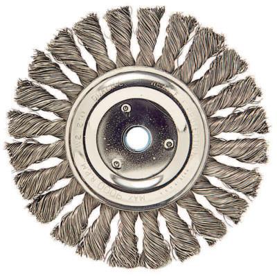 Weiler® Cable Twist Knot Wire Wheel, 6 in D, 08695