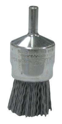 Weiler® Nylox End Brushes, Silicon Carbide, 10,000 rpm, 1" x 0.022", 10155