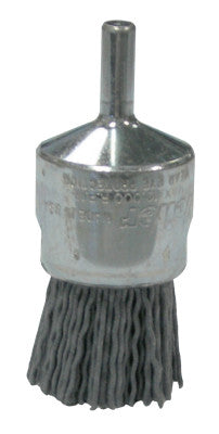 Weiler® Nylox® End Brush, Silicon Carbide, 10,000 rpm, 1" x 0.040", 10157