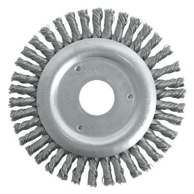 Weiler® Roughneck® Stringer Bead Wheel, 4 1/2 in D x 3/16 W, .02 Steel Wire, 12,500 rpm, 13234