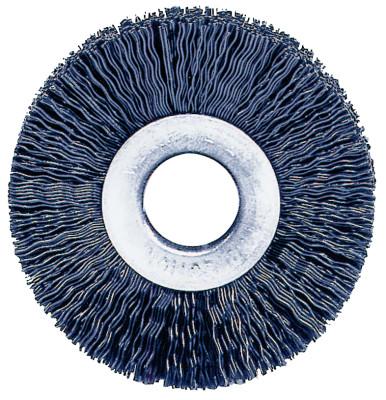 Weiler® Nylon Wheel, 2 in Dia, 0.014 Bristle, 20,000 rpm, 17233