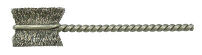 Weiler® Burrite Power Tube Brush, 5/8 in, .005 SS, 5/8 in B.L. (BR-5/8), 21055