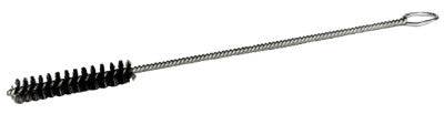 Weiler® Single-Spiral Single-Stem Power Tube Brush, 1/2 in, .006 SS, 2 in B.L. (STS-1/2), 21105