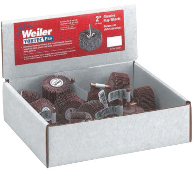 Weiler® Abrasive Flap Wheel Countertop Displays, 2 in, Grit, 36501