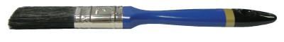 Weiler?? Varnish Brush, 7/16 in Thick, 1 in Wide, Black China/Nickel Ferrule, Foam Handle, 40000