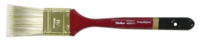 Weiler® Flat Sash Brush, 7/16 in Thick, 1-1/2 in Wide, Nylon/Poly, Foam Handle, 40017