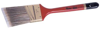 Weiler® Angle Sash Brushes, 1/2" thick, 2 1/2" trim, Poly/Nylon/Brass, Foam handle, 40040