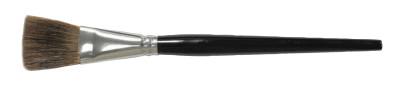 Weiler® Flat Marking Brush, 1/2 in Wide, Ox Hair, 1 in Trim, 41019